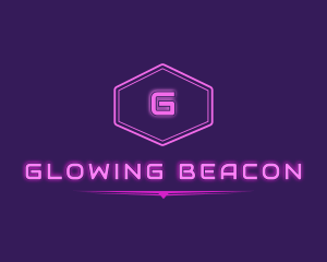 Neon Club Party logo design