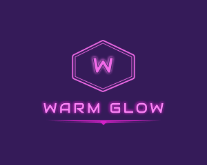 Neon Club Party logo design