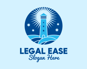 Starry Night Lighthouse  Logo