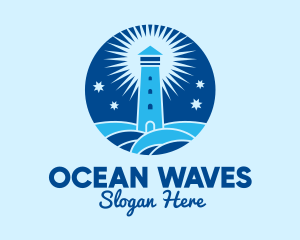 Starry Night Lighthouse  logo