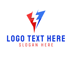 Triangle Lightning Bolt logo