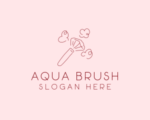 Beauty Makeup Brush Cosmetics logo design