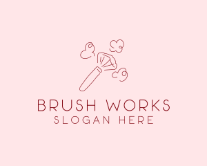 Beauty Makeup Brush Cosmetics logo