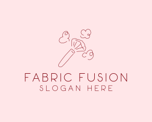 Beauty Makeup Brush Cosmetics logo design