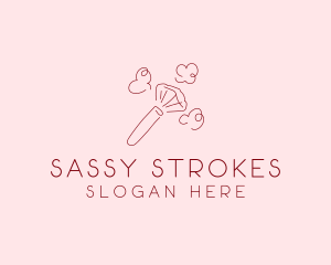 Beauty Makeup Brush Cosmetics logo