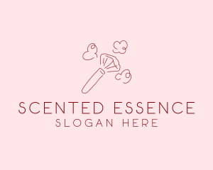 Beauty Makeup Brush Cosmetics logo design