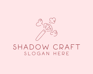 Beauty Makeup Brush Cosmetics logo design