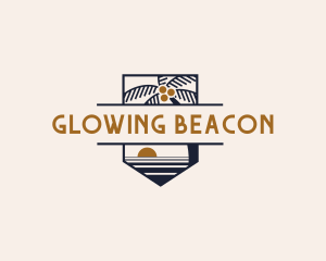 Coconut Beach Travel logo design