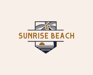 Coconut Beach Travel logo design