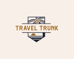 Coconut Beach Travel logo design