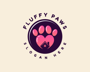 Animal Pet Paw logo design