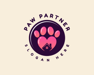 Animal Pet Paw logo design