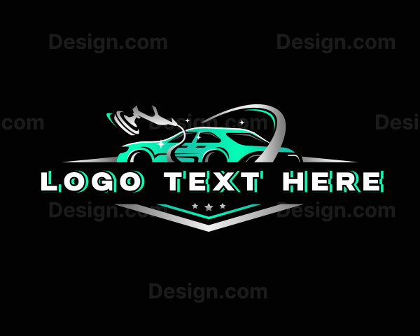 Car Detailing Restoration Logo