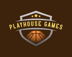 Basketball Game Shield logo design