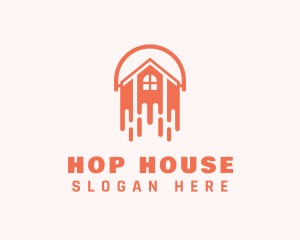 Paint Bucket House logo design