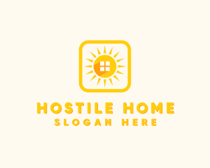 Sun Home Window logo design