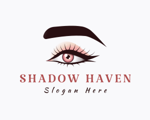 Beauty Shimmer Eye Shadow logo design