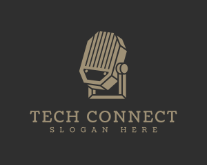 Fancy Microphone Podcast Logo