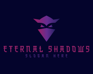 Arcade Shadow Ninja logo design