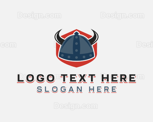 Viking Helmet Armor Logo