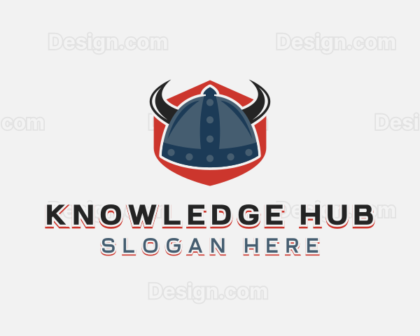 Viking Helmet Armor Logo