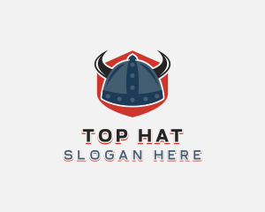 Viking Helmet Armor logo design