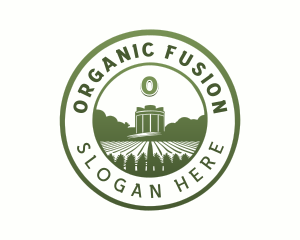 Organic Farm Landscape logo