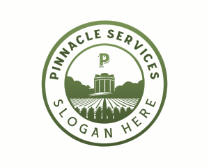 Organic Farm Landscape logo