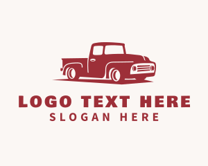 Retro Truck Transport logo