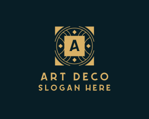 Geometric Art Deco Business logo design