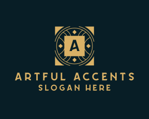 Geometric Art Deco Business logo design