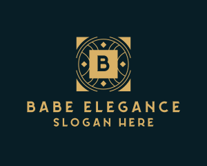 Geometric Art Deco Business logo design