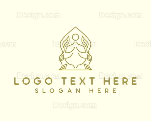 Yoga Wellness Prayer Logo