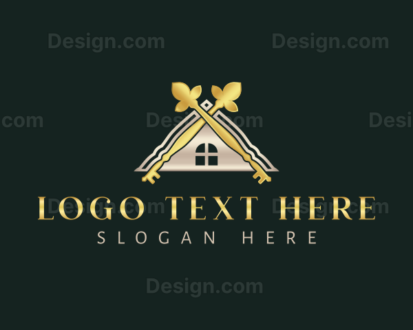 Residential House Key Logo