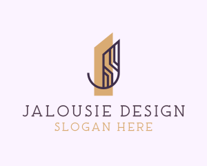 Interior Design Styling Letter J logo design