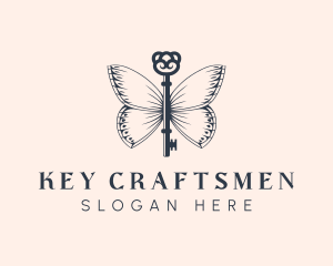 Luxury Butterfly Key logo