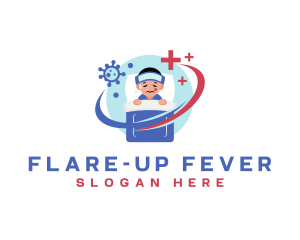 Medical Sick Patient logo design