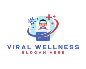 Medical Sick Patient logo design