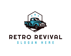 Retro Pickup Truck logo