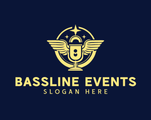 Microphone Wings Concert logo
