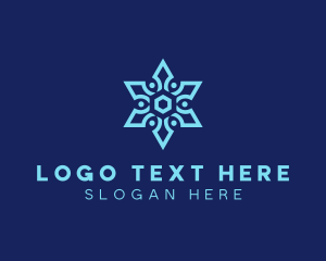 Snowflake Decor Pattern logo