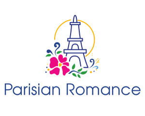 Flower Eiffel Tower logo