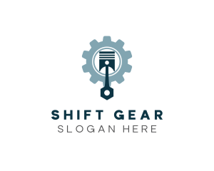 Industrial Piston Gear logo design