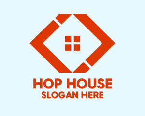 Orange House Builders  logo design