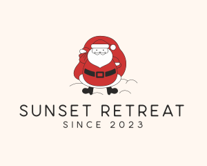 Santa Holiday Decor logo