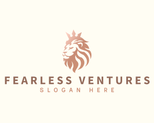 Luxury King Lion logo design