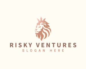 Luxury King Lion logo design