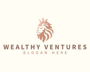 Luxury King Lion logo design