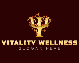 Psychology Wellness Ornament logo