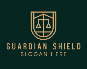 Gold Scale Shield  logo